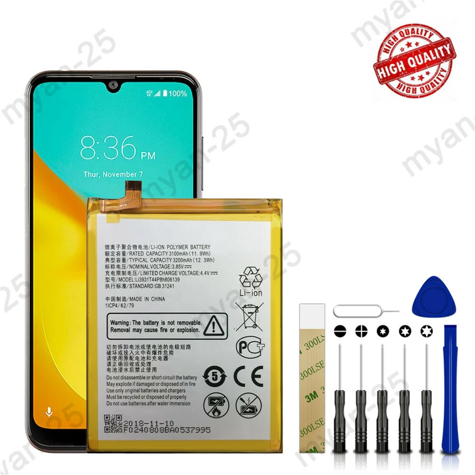 Batería nueva para ZTE Blade A5 2020,Visible R2,Z5151V,Blade A7 Prime,Z6201V Foto 1 de 4