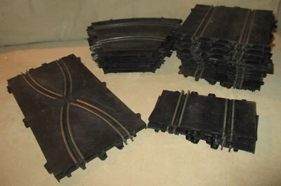 Eldon Lot Slot Racing Car Track 1964 Curves, Straights, Crisscross 30 pcs - READ - Image 1 of 4