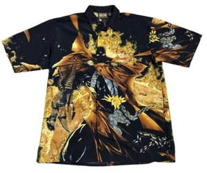 Libro de historietas Fieri Spawn negro vintage de Billion Bay para hombre abotonado raro grande. - Imagen 1 de 4