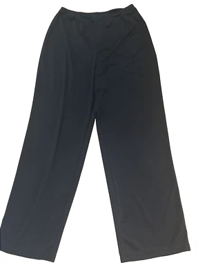 Uniform John Paul Richard Size M Black Dress Pants Elastic Waist EUC - Image 1 of 4