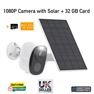 2K 3MP Wireless Security Camera PIR Detection WiFi Solar CCTV Home Outdoor - Picture 1 of 23