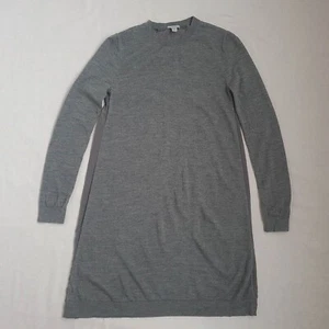 Vestido recto suéter de seda de lana para mujer COS talla XS ligero manga larga gris - Imagen 1 de 16