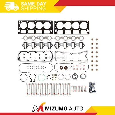 Head Gasket Bolts Set Fit 04-09 GMC Chevrolet Cadillac Hummer 6.0 VIN N, U - Image 1 of 4