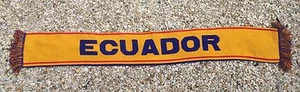 Ecuador Soccer Scarf ~ Country Of Ecuador Scarf - Picture 1 of 2