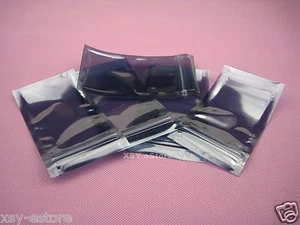 500 ESD Bags 2.8" x 4"_70 x 100mm_USABLE SIZE Anti-Static Shielding Zipper Pouch - Picture 1 of 12