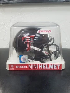 NIB Riddell Speed Texas Tech Red Raiders Mini Helmet - Picture 1 of 5