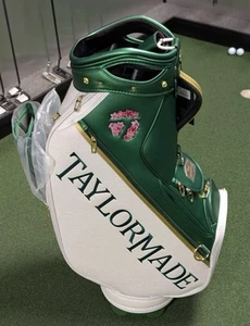 2025 Taylor Made Masters Golf Bag Signed By 2025 Champion Rory Mcillroy JSA COA - Picture 1 of 7