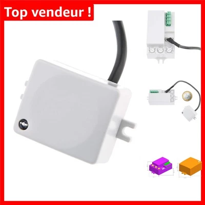 Détecteur de Mouvement Intérieur Huber 59 HF, Sensibilité 3-2000 Lux, Blanc - Photo 1/4