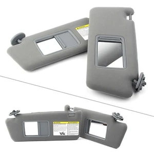 2x linke&rechte Seiten graue Sonnenblende für Toyota Tacoma 2005-2015 ohne Licht - Bild 1 von 7