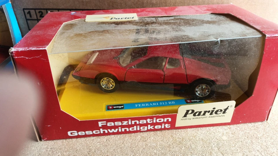 BBURAGO MADE IN ITALY FERRARI 512 BB PROM. PARIET COMM. IN GERMANIA  - 1.24 - Immagine 1 di 1