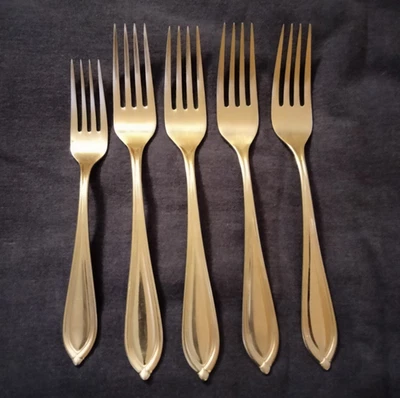 5 horquillas inoxidables ARIANA 1992 tono plata brillante YAMAZAKI Corea Foto 1 de 4