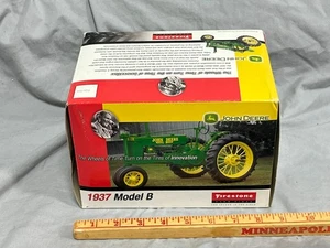John Deere 1937 Model B Tractor Diecast Green 1:16 FIRESTONE Ertl NICE!!! - Picture 1 of 11