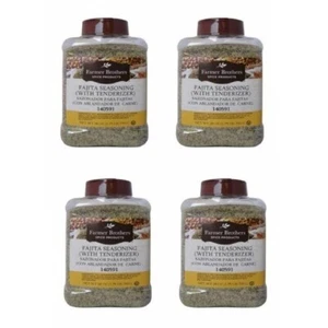 Condimento Fajita (con ablandador), 4 botellas @ botellas de 1,75 lb Farmer Brothers - Imagen 1 de 3