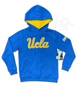 Colosseum UCLA Bruins Hoodie Youth Small Blue Yellow Embroidered Patched Team - Picture 1 of 10