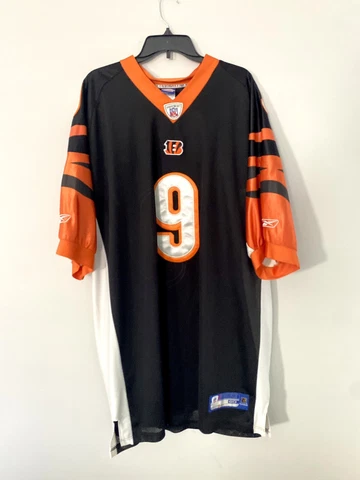NFL Cincinnati Bengals Jersey Mens Orange #9 Palmer Reebok Size 60 XXL / XXXL Cover
