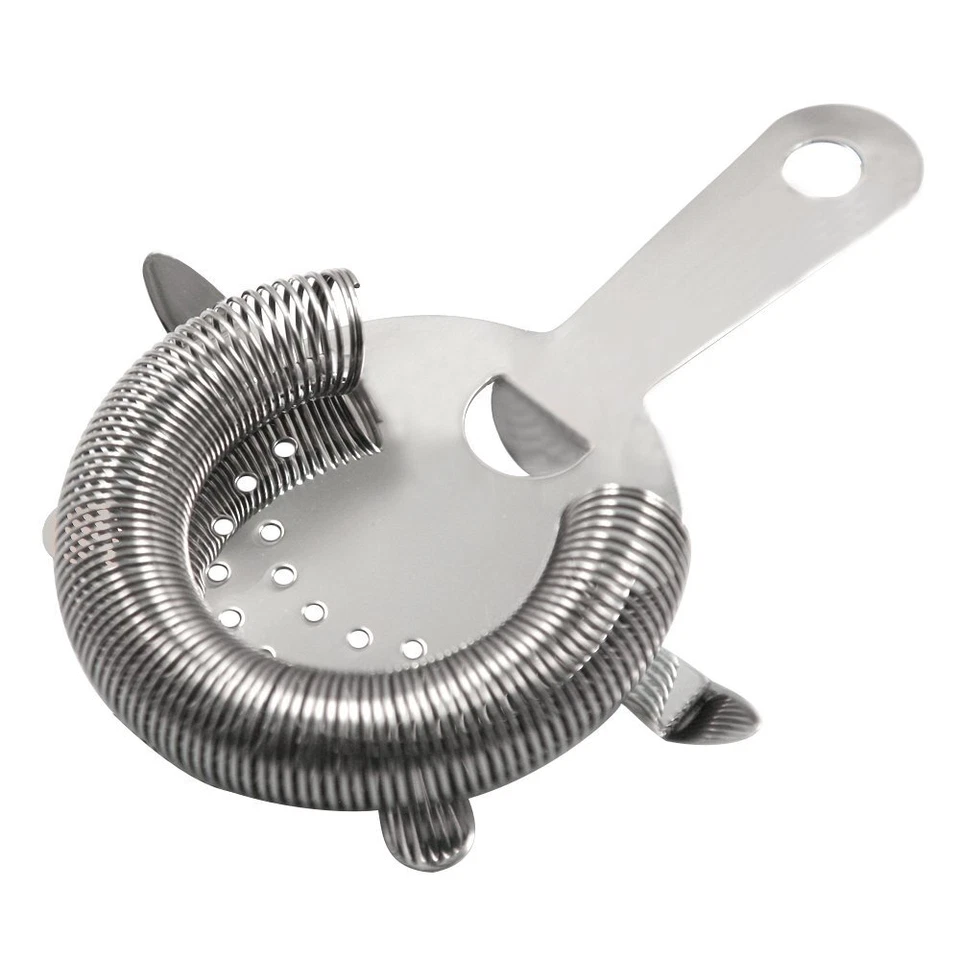 Sky Fish Hawthorne Cocktail Strainer Stainless Steel Bar Mirror Finish