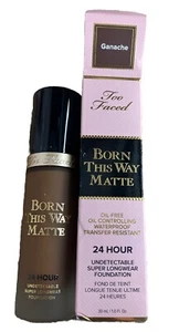 Too Faced GANACHE Born This Way MATTE Undetectable Super Longwear Foundation - Picture 1 of 7