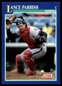 1991 Score Lance Parrish California Angels #37 - Picture 1 of 2