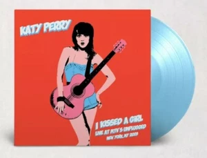 Katy Perry I Kissed A Girl From MTV Unplugged Exclusive Sky Blue Vinyl LP Sealed - Picture 1 of 1