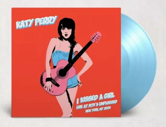 Katy Perry I Kissed A Girl From MTV Unplugged Exclusive Sky Blue Vinyl LP Sealed - Image 1 of 1