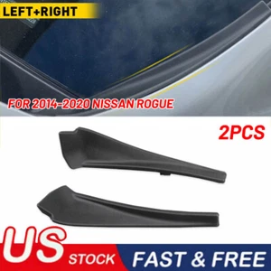 For 2014-2020 Nissan Rogue Front Windshield Wiper Side Cowl Extension Cover Trim - Picture 1 of 8