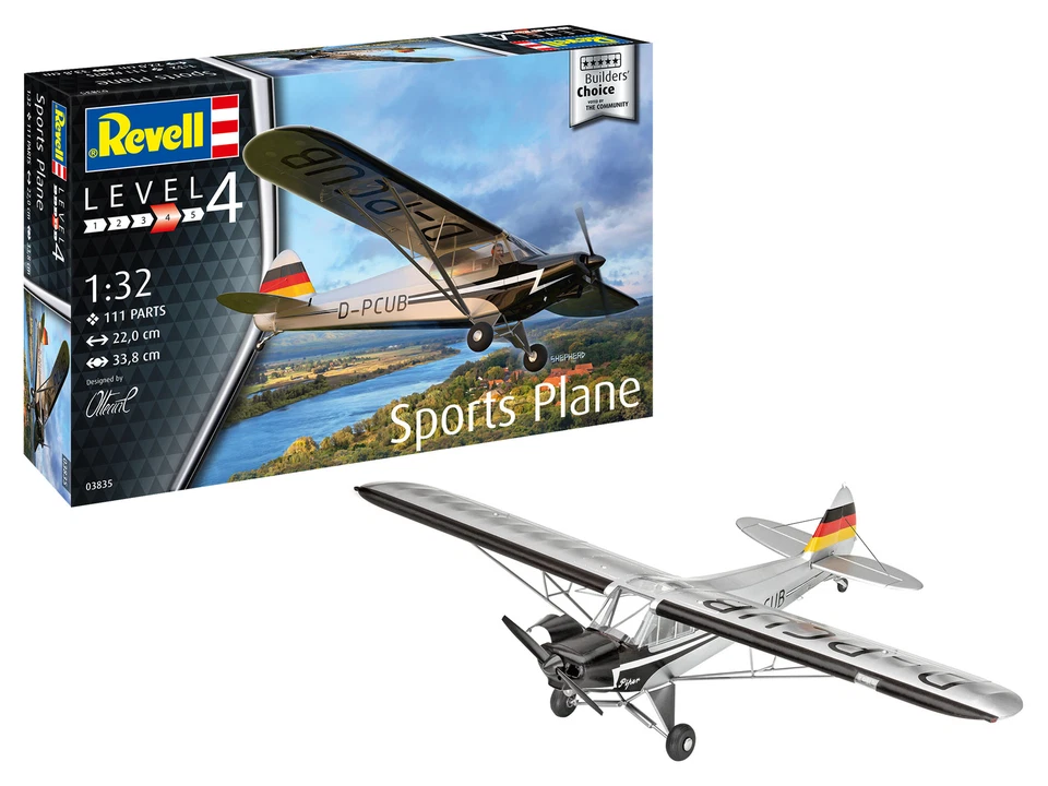 Sports Plane 1:32 Plastic Model Kit REVELL - Immagine 1 di 1