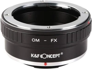 Lens Mount Adapter for Olympus Zuiko OM Mount Lens to Fujifilm Fuji X FX Cameras - Picture 1 of 8