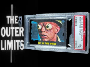 Outer Limits © A&BC BUBBLES 1964 NOT OF THIS WORLD 1/1 #17 NM 7.5 PLUS-garno PSA - Picture 1 of 6