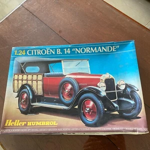 Heller Humbrol Citroen B 14 Normande kit commencé mais complet N80729 - Photo 1/7