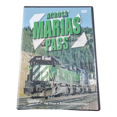 Across Marias Pass DVD OOP 2008 Pentrex Trains Railroad Burlington Northern - Image 1 of 3