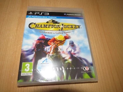 Champion Jockey: G1 Jockey & Gallop Racer, PS3, NEW, SEALED pal - Image 1 of 4