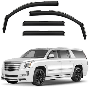 Sun Rain Visors Wind Rain Guards for 2015-2020 Cadillac Escalade ESV - Picture 1 of 9