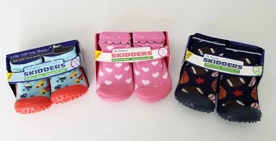 Sapatos à prova de aderência Skidders originais para bebês/crianças pequenas (3 variedades/tamanhos) NOVO - Imagem 1 de 4