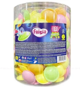 FRISIA DISCHI VOLANTI VASCA DI DOLCI UFO FESTA BAMBINI 375g - Foto 1 di 3