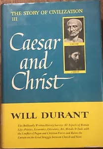 The Story of Civilization III Caesar and Christ a History Will Durant 17th Print - Picture 1 of 3