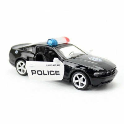 1/43 Scale Ford Mustang Police Car Model Diecast Toy Vehicle Boys Toys Kids Gift - Image 1 of 4