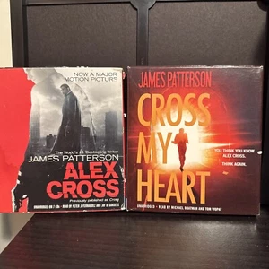 Alex Cross & Cross My Heart Audiobooks By James Patterson CDs - Picture 1 of 1
