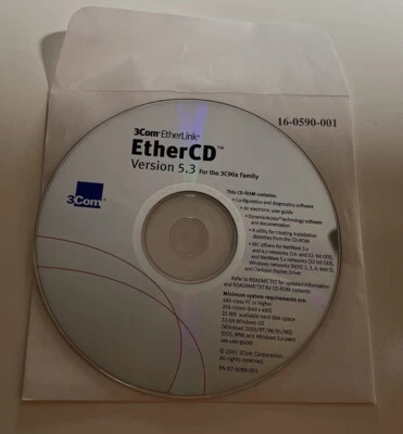 EtherCD 5.3 3com Etherlink - Image 1 of 4