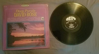 David Rose Spectacular LP Deep Purple Metro Records MS-502 vg+-exc Stereo shrink - Image 1 of 2