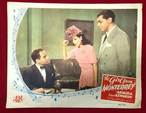 Vintage 1943 The Girl from Monterrey Armida Vendrell Lobby Card Movie Poster - Picture 1 of 12