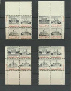 American Architecture #1779-82 Como Nuevo NH Se-inquilino JUEGO PLACA # Bloques. - Imagen 1 de 1