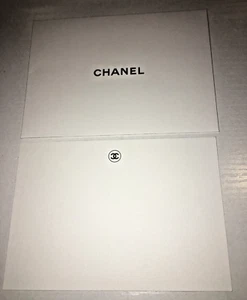 Auténtico SOBRE DE TARJETA DE REGALO VIP COCO CHANEL LOGOTIPO EN BLANCO UNA CARA 5 X 3 3/4 - Imagen 1 de 3