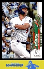 2020 Topps Holiday Joc Pederson  Metallic  #HW135 Los Angeles Dodgers