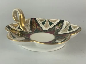 Handbemalte antike KAISERKRONE WIEN ÖSTERREICH Art Deco Bonboniere Schale - Bild 1 von 3