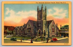 Vintage Postcard- First Methodist Episcopal Church Ocean City NJ - Picture 1 of 2