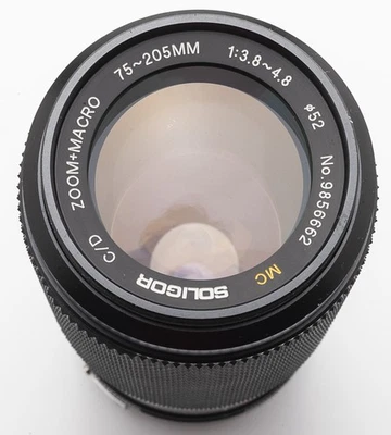 Soligor MC Zoom+Macro C/D 75-205Mm 3.8-4.8 75-205 Mm - Konica AR - Imagen 1 de 4