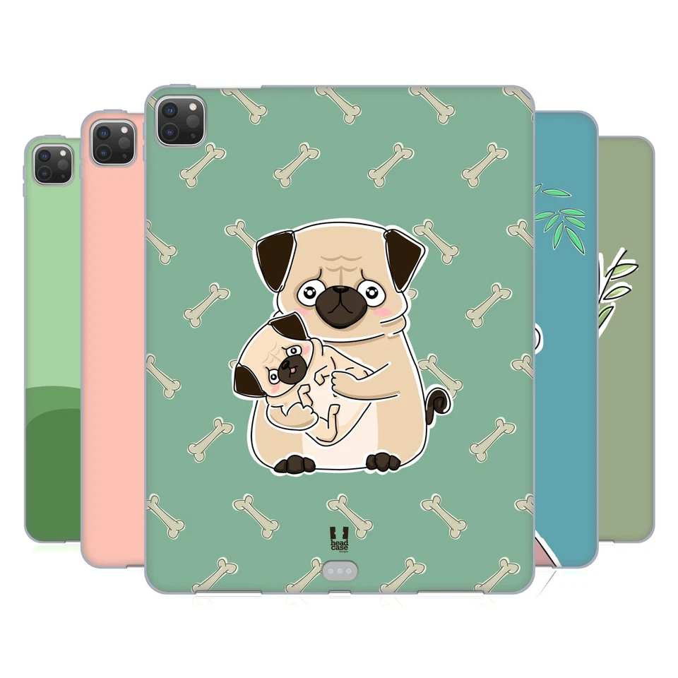 HEAD CASE ANIMAL WITH OFFSPRING GEL CASE & WALLPAPER FOR APPLE SAMSUNG KINDLE - Image 1 of 4