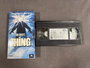 John Carpenter's The Thing (VHS, 1982) 1990 Release - Kurt Russell, Rob Bottin - Picture 1 of 9