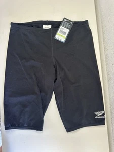 SPEEDO ENDURANCE Gr. 30 Jugend BADEHOSE Schwimm Jammies SCHWARZ - Bild 1 von 2