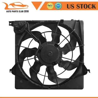 Fit For 2014 2015 2016 2017 2018 Hyundai Santa Fe Sport radiator cooling fan Foto 1 de 4